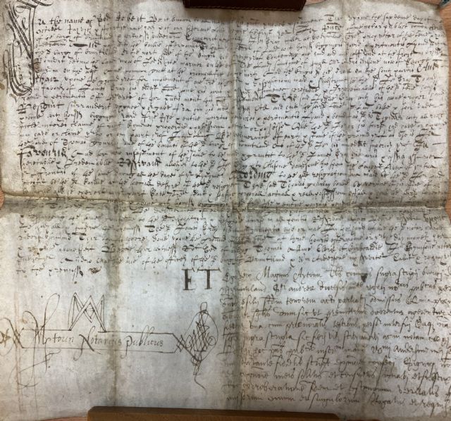 1649 Document- Transfer of Land 1649 Document- Transfer of Land